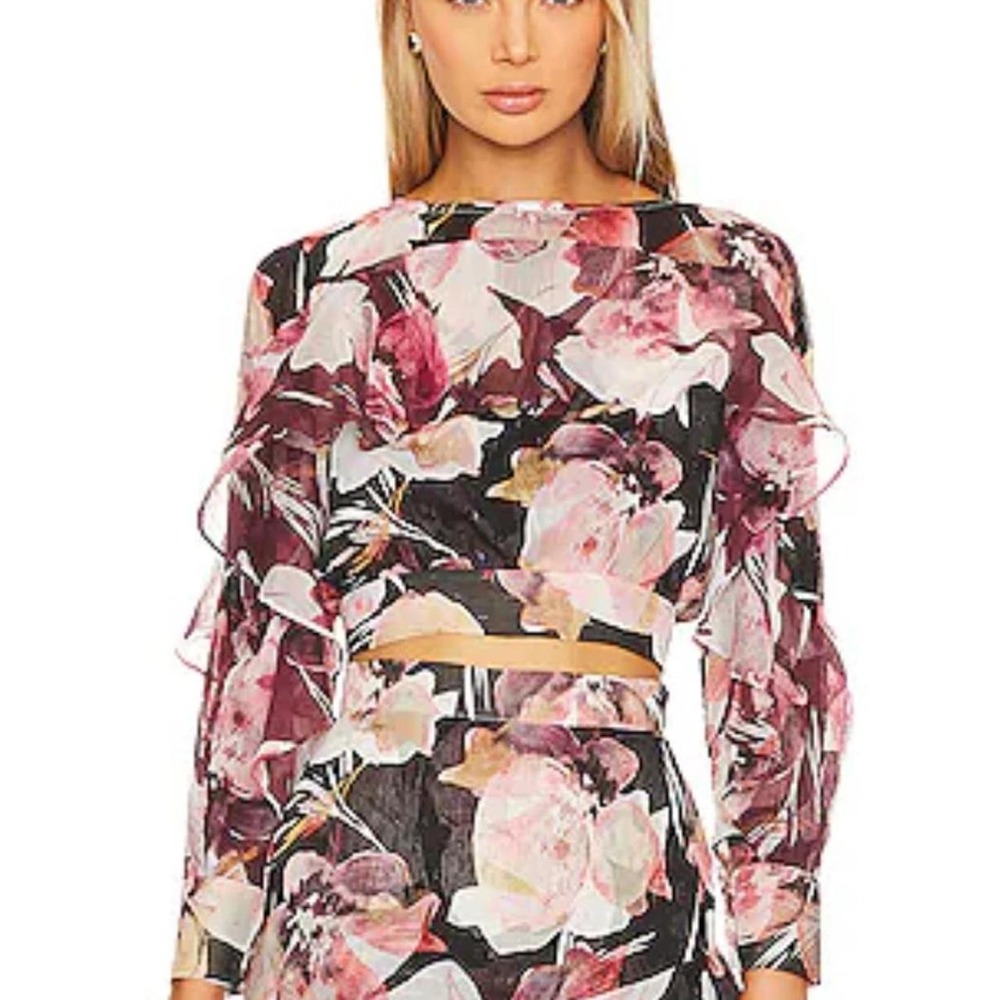 Misa Los Ángeles x Revolve Silvana Top in Flora Tropical Mix
